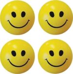 Heart Beat Stress Relief Smiley Face Balls for Kids and Adults, Pack of 12. - Image 4