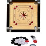 Wooden Carrom Board for Kids with Striker 20 X 20 Inch