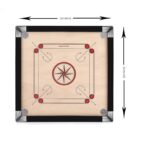 Wooden Carrom Board for Kids with Striker 20 X 20 Inch - Image 5