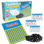 Tambola Game Set with 600 Tickets,Housie Game Set for Adults & Family,Indoor Board Games