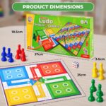Ludo Snakes & Ladders 2 in 1 Classic Board Game, Dual Sided, for Ages 5 to 99 Years - Image 2