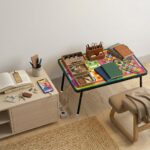 Kids Study Table with Ludo Game | 2-in-1 Learning Desk| - Image 3