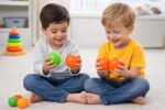 Pack of 12 | Plastic Play Balls for Kids | Multi-Colours Toy Balls | Indoor & Outdoor Fun - Image 3