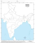 Outline Practice map of India and World (Both Political and Physical map) | Set Of 100 Maps | - Image 3