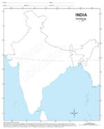 Outline Practice map of India and World (Both Political and Physical map) | Set Of 100 Maps | - Image 4
