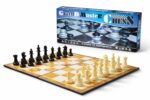 Chess Board Game – Folding Chess Game Set with Chess Pieces, Classic Strategy Board Game for Kids, Adults & Family