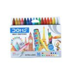 DOMS Extra Long Wax Crayons MOM Colour (Pack 10)