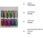 Amaze Things Pack of 10 Premium Glitter Sparkle Powder/Dust | Extra Fine Resin Powder, Nail, Assorted Craft for Epoxy Resin Art | Glitter for Candle Making, Scrapbooking, Decorations - Image 2