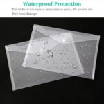 A5 Size Small My Clear Bag Folder, Document File Check Size (Pack of 12 Pcs) - Image 3