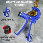 Adjustable Hand Grip Strengthener with Mechanical Counter (5-60 KG) - Image 5