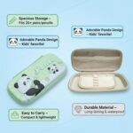 3D Panda Hard Shell Pencil Case, Double Layer Storage, Multi-Purpose Stationery Pouch Random Design 1Pc - Image 3