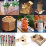 Crafts Bamboo Sticks, Wooden Bamboo Sticks for Multi Purpose, Skewers, Wooden Round Craft Stick, Pack of 100 (9 Inches) - Image 3