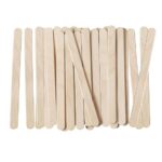 Pack of 100 Sticks, 4.5 inch] Wooden Ice Cream Sticks | Popsicle Sticks | Ice Cream Sticks for DIY Crafts, School Projects