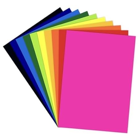 WhatsApp Image 2026-06-26 at 12.41.20 PM A3 Color Paper Pack-10 Sheets, 10 Vibrant Colors| Ideal for Art, Craft, Printing, etc - Image 1