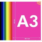 A3 Color Paper Pack-10 Sheets, 10 Vibrant Colors| Ideal for Art, Craft, Printing, etc - Image 2
